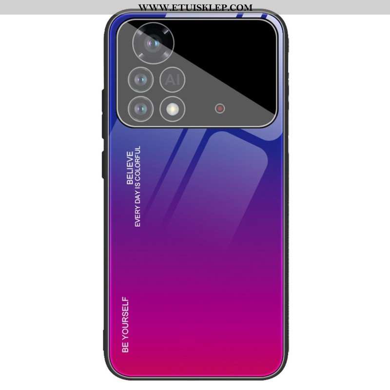 Etui do Poco X4 Pro 5G Szkło Hartowane Bądź Sobą